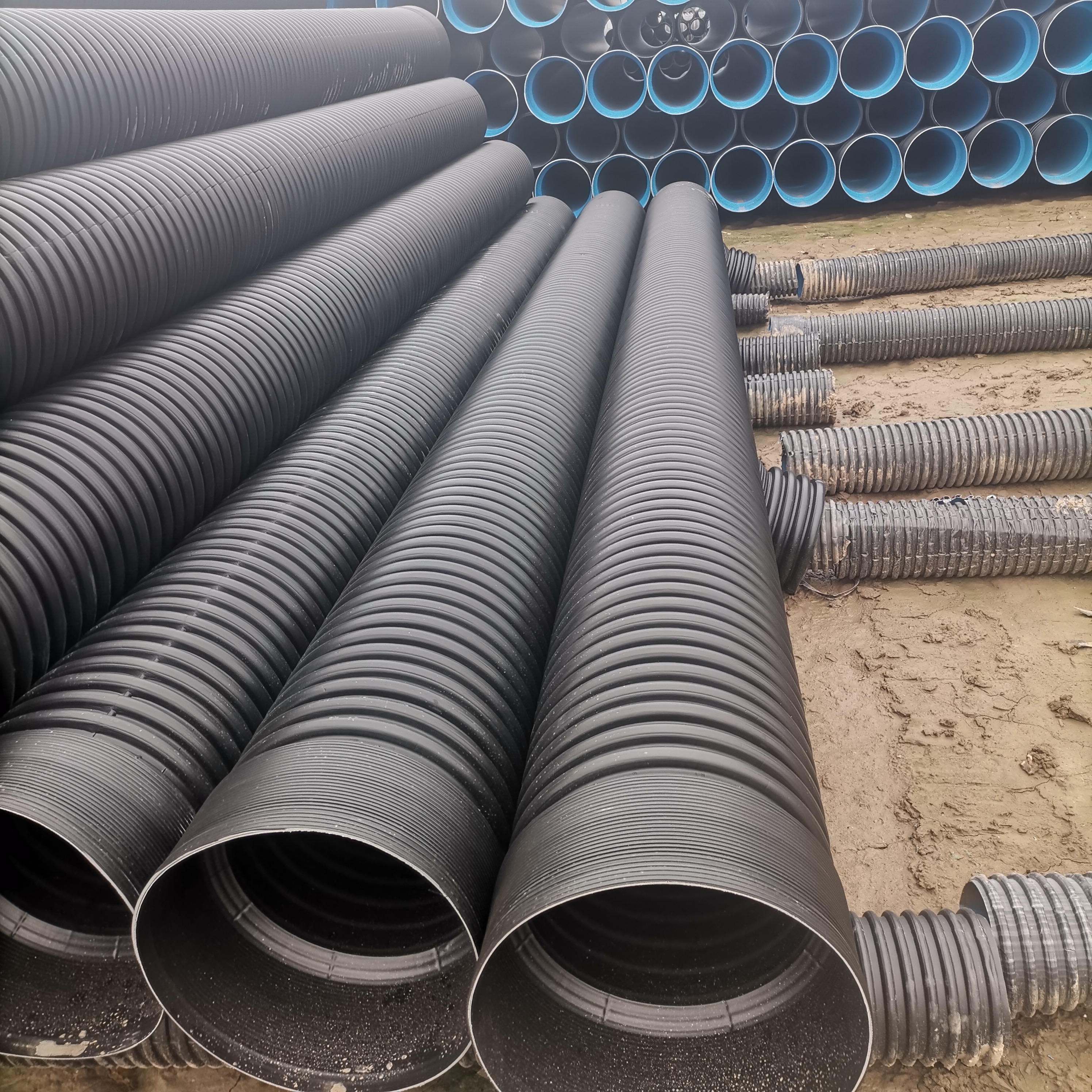 hdpe�p�ڲ��y��sn8����(bi��o)�ߴ� ��ˮ�ܵ�